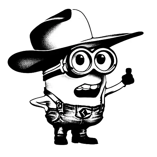 Minion With Cowboy Hat