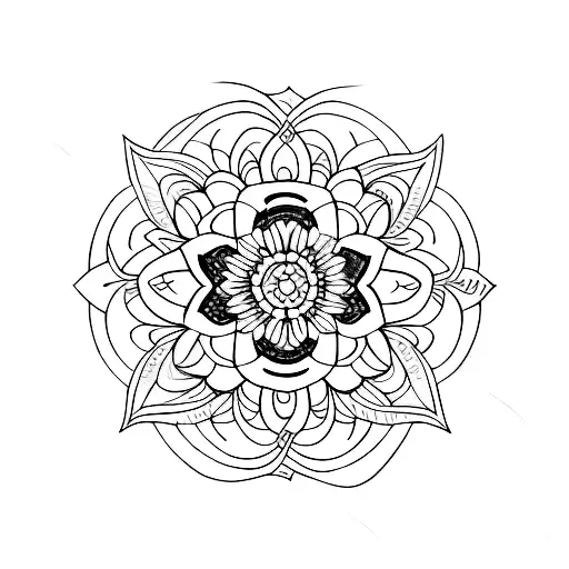 Different Flow Species Mandala Simple