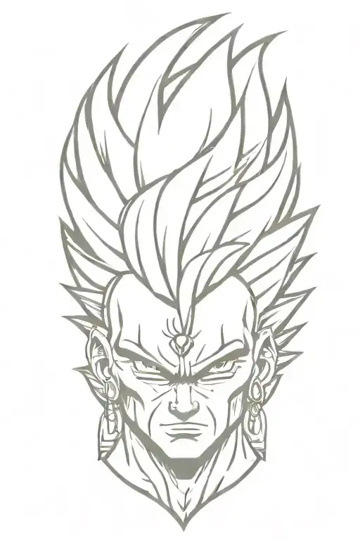 Super Saiyan With Indian Headress