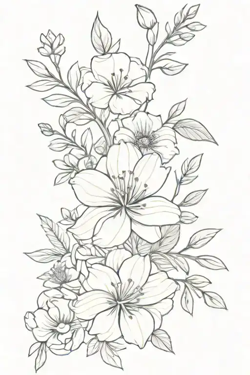 Birth Flower Bouquet