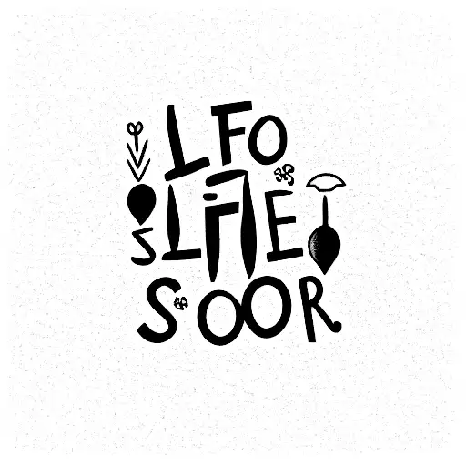 Life Is Too Short Symbol Tatto For Forearm