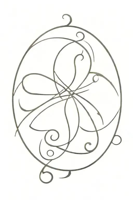 Stier Fisch Triskele Symbol With Musical