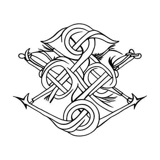 Feather Supporting The Weight Of An Anchor