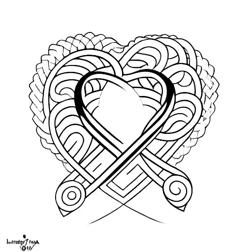 Infinity Symbol With Heart And Name Naia