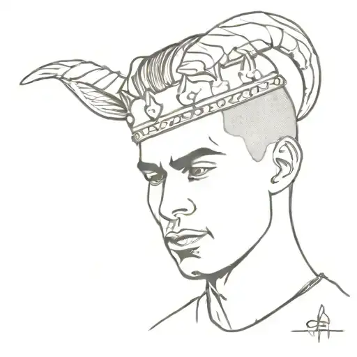 Goat Crown Of A King Ronaldo Wearing