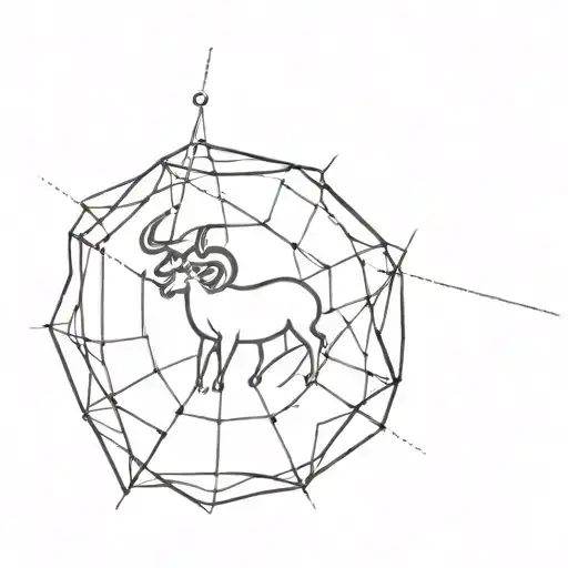 Aries Astro Sign And Spider Web Feminin Divine Style