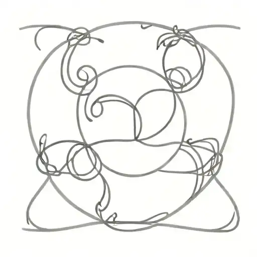 Coffee Beans With The Inifity Symbol Intertwined