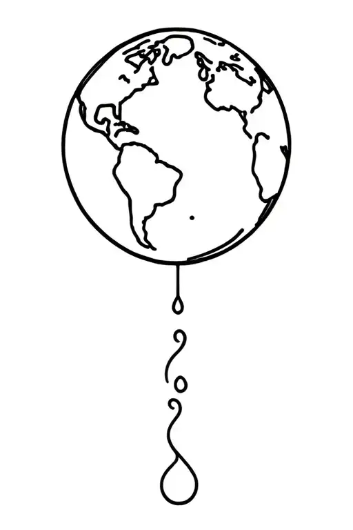 Water Earth Globe