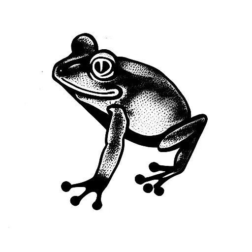 Frog Doing A Trick On A Bike