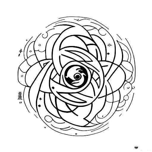 Yin And Yang In Galaxy