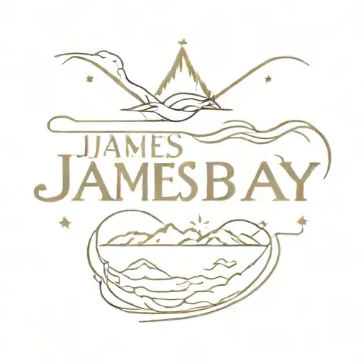 James Bay Logo And Wanderlust Word