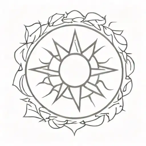 Simple Sun Symbol