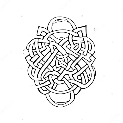 Clover With Celtic Knot With Names Sander En Laure