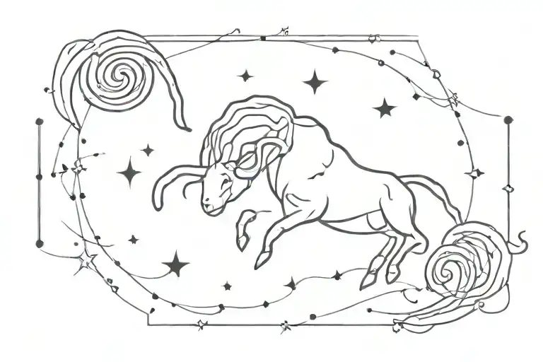 The Constellation Of Aries Zodiac Sign