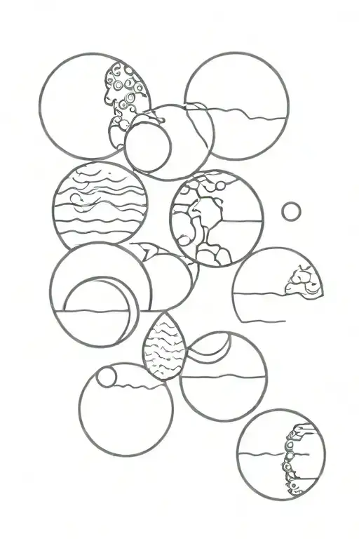 Moon Phases With Ocean