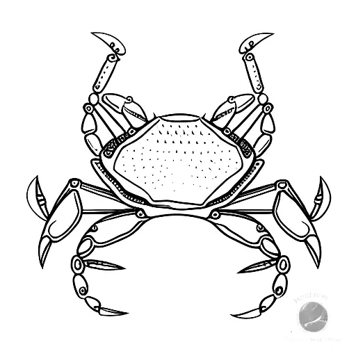 Chesapeake Crab In Black