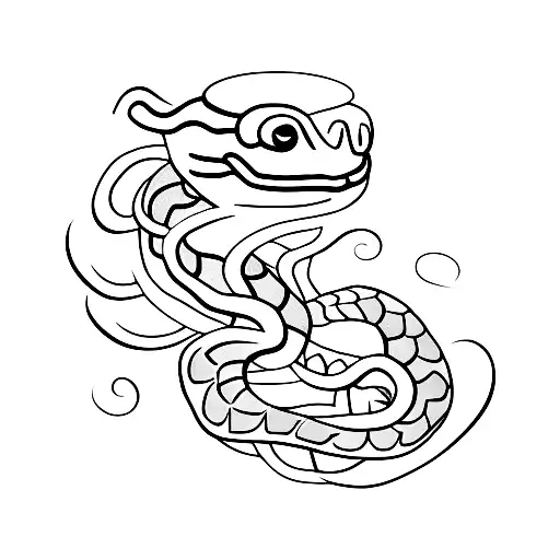 Snake With Semicolon