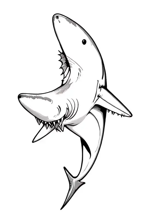 Big Shark Shoulder Sleeve