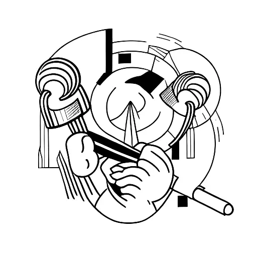 Saturn With A Microphone Symbolizing Activism In The Music Industry