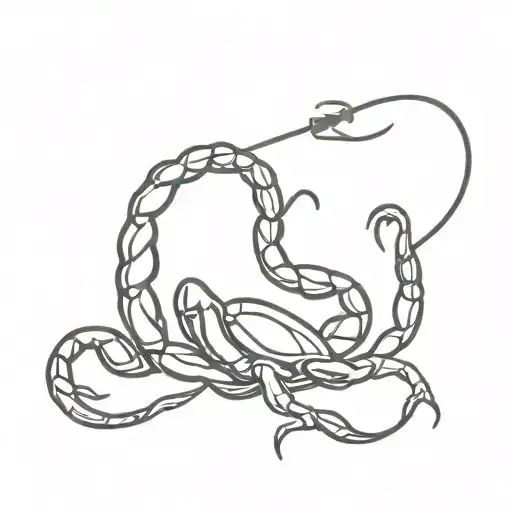 Scorpion Holding Libra With It Stinger