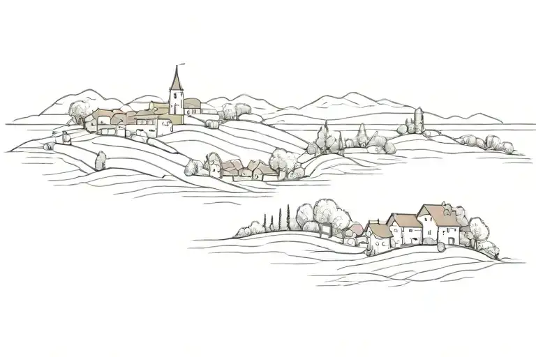 A View Between Villages