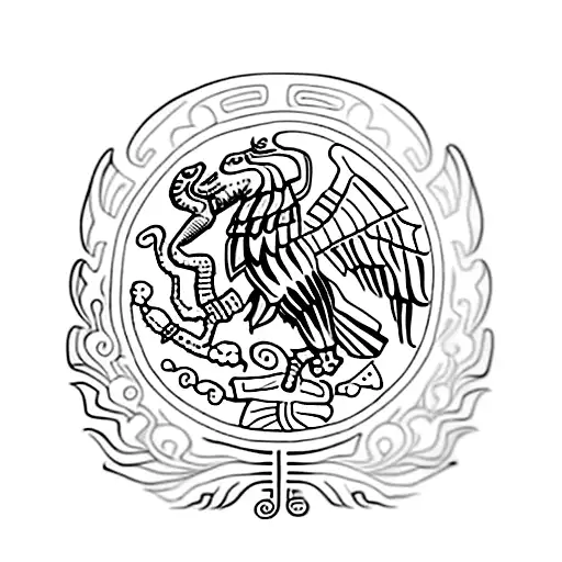 Incorporate Mayan Hieroglyphics Into A Design Representing Mexico