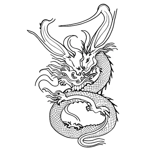 Dragon With Rabbit