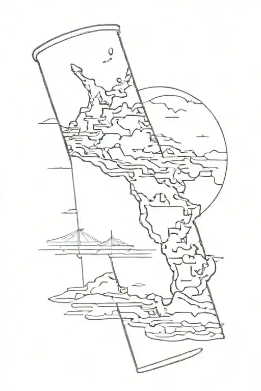 Travel Tattoo Forearm