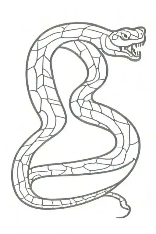 Snake Made Out Of All Pi Numbers