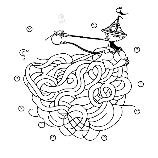 String Forming Word Charlotte Under A Disney Balloon