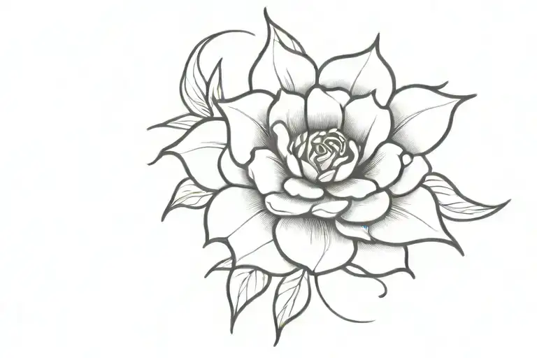 Simple Gothic Flower