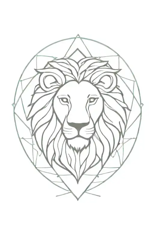 Lion Face Heart Chakra