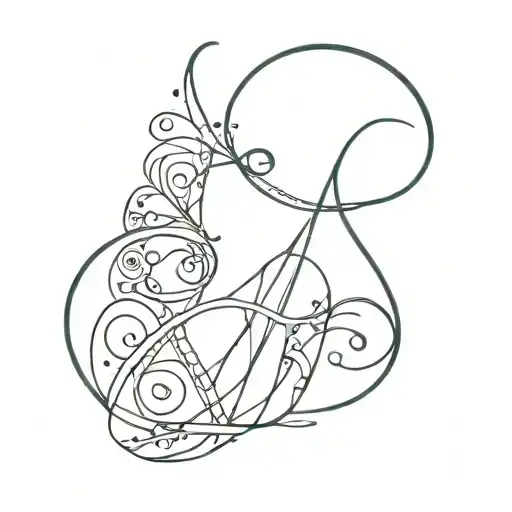 A Whimsical Design Featuring A Creative Sentence Intertwined With Intricate Patterns