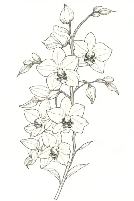 Singular Orchid Spine