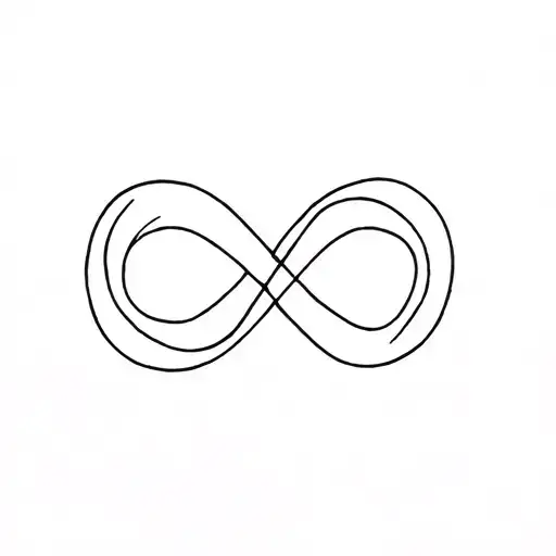 Tattoo Design Idea With Infinite Symbol