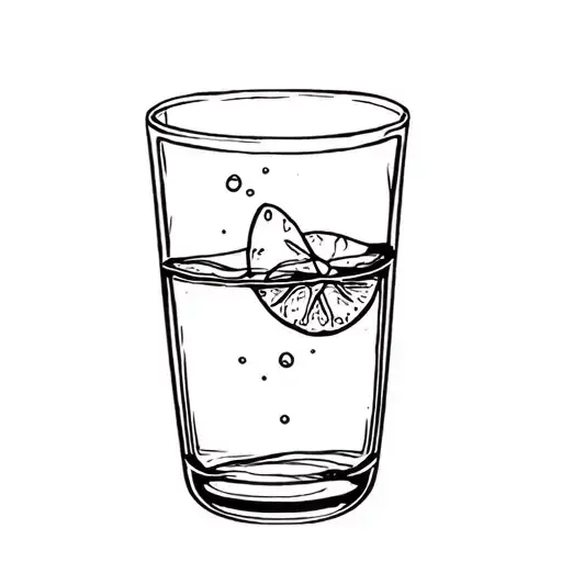 A Glass Half Full Of Water