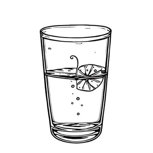 A Glass Half Full Of Water