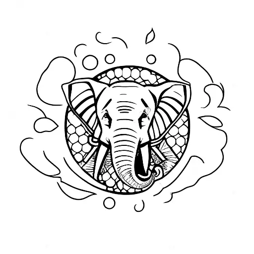 Elephant With The Word Betty In It