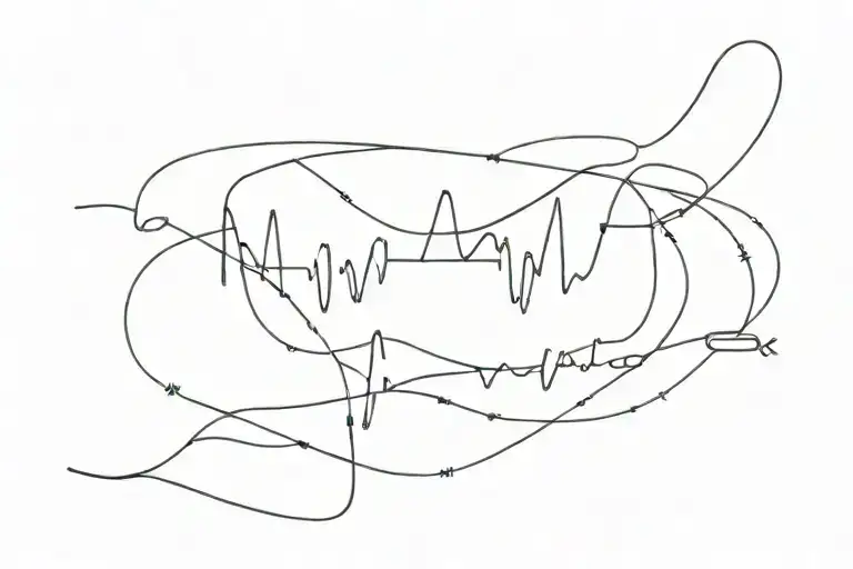 Heart Monitor Line Going