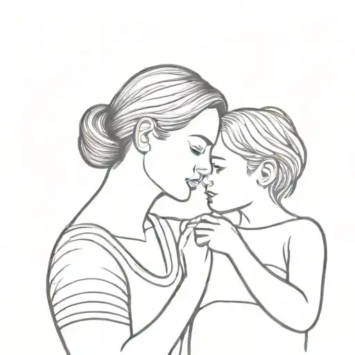 Mom And Daughter Relationship Symbolized