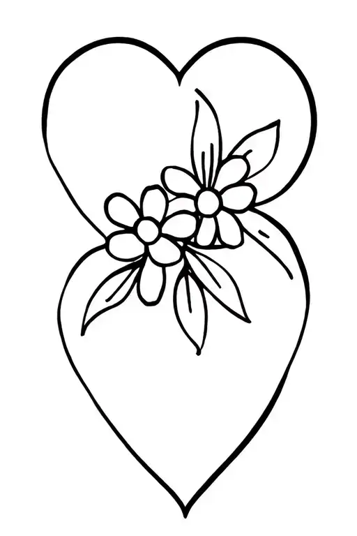 Flowers In Heart