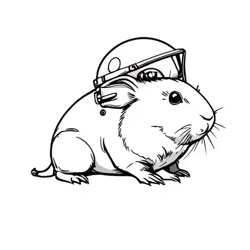 Astronaut Guinea Pig