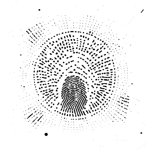 Fingerprint Inside Galaxy