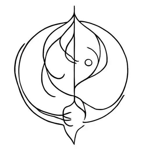 Virgo Sign Minimalist Tattoo Design