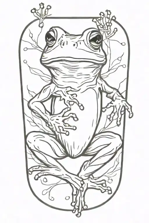 A Realistic Portrait Of A Frog In A White Vest Dancing Ballet