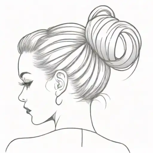 Space Bun Hairstyle