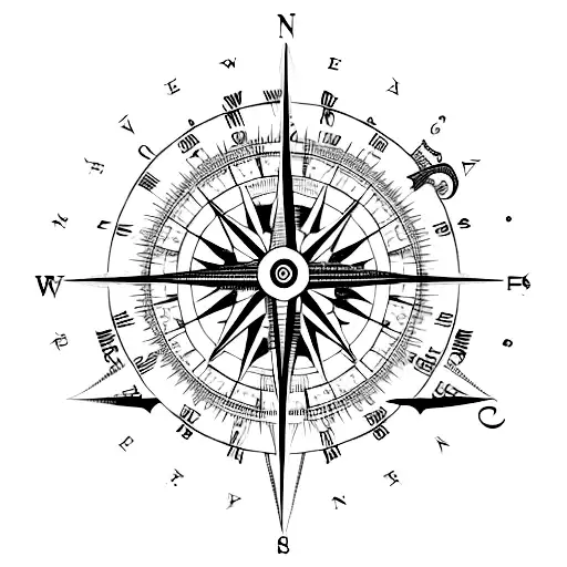 Compass And Ruler Freemason Symbol