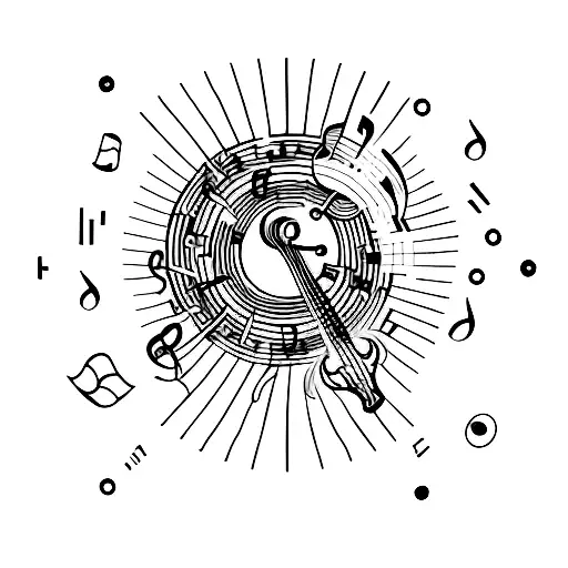 Music Tattoo About Being Healing