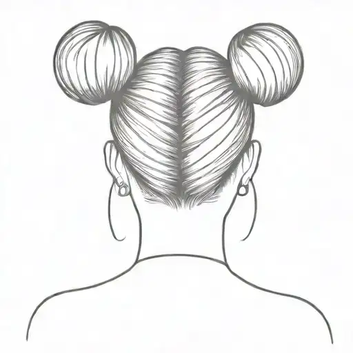 Space Bun Hairstyle