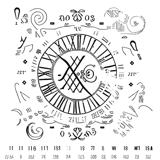 Anniversary Date In Roman Numerals With Small Minimal Significant Design For Couples